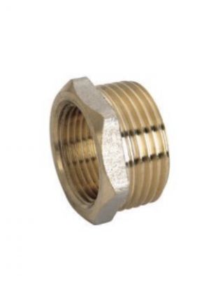 Футорка 3/4"х1", г-ш, латунь, Frap