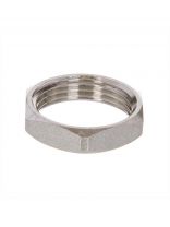 Контргайка 3/4", никель, индивидуальная упаковка, РосТурПласт