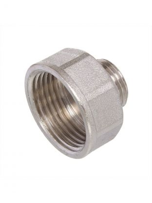 Переходник 3/4"х1", ш-г, никель, РосТурПласт