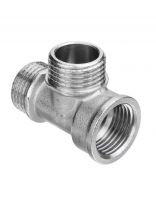 Тройник 3/4", г-ш-ш, латунь, AquaLink