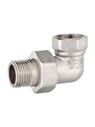 Американка 1/2'', г-ш, хром, латунь, угловая, ProFactor