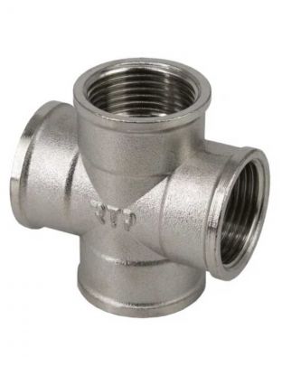 Крестовина 1", никель, РосТурПласт