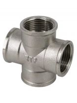 Крестовина 1", никель, РосТурПласт