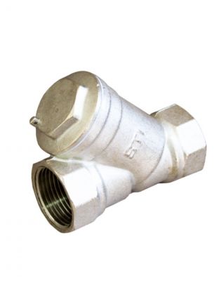 Фильтр косой для воды, 3/4", 45 °, никель, STI