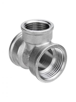 Тройник 3/4"х1/2"х3/4", г-г-г, латунь, AquaLink