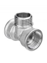 Тройник 3/4 ", г-ш-г, латунь, AquaLink