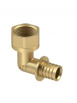 Уголок диаметр 16х1/2'', внутренняя резьба, латунь, РосТурПласт