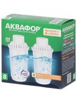 Картридж для фильтра-кувшина Аквафор, В8, 2 шт, защита от ржавчины