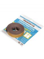 Уплотнитель E, самоклеящаяся основа, 9х4 мм, 12 м, коричневый, Sila, REMEВ00012/SILAEB12