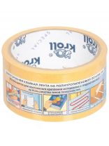 Клейкая лента 48 мм, двухсторонняя, основа полипропиленовая, 10 м, Kroll