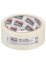 Лента малярная 38 мм, белая, основа бумажная, 25 м, Tytan, 11557