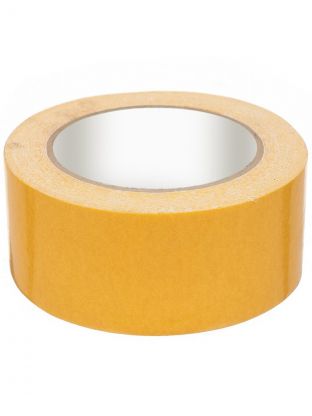 Клейкая лента 48 мм, двухсторонняя, основа тканевая, 20 м, Фрегат, ТК4820б