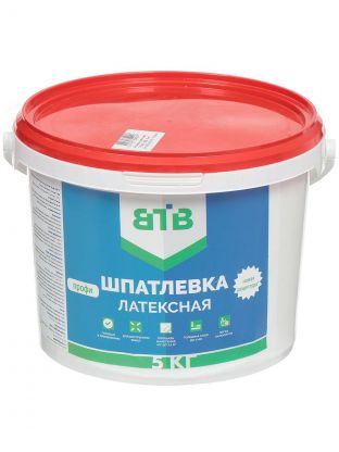 Шпатлевка ВТВ, Профи, латексная, 5 кг