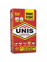 Клей плиточный Unis, Плюс, 25 кг, красный