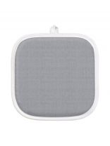 Прихватка 20х20 см, 100% хлопок, серая, Самойловский текстиль, Текстура