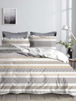 Постельное белье 2-спальное, простыня 200х215 см, 2 наволочки 70х70 см, пододеяльник 175х215 см, Майская ночь, микросатин, Неаполь, SJT2502-1