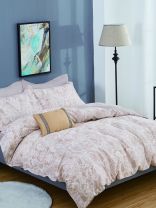 Постельное белье евро, простыня 220х240 см, 2 наволочки 70х70 см, пододеяльник 200х220 см, Silvano, поплин, бежевое, Оригинальный 30/410-PC/SLV