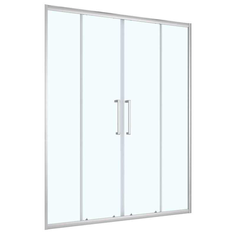 Душевая дверь Loranto 150x190, прозрачное 6 мм, хром CS-AB04C-150