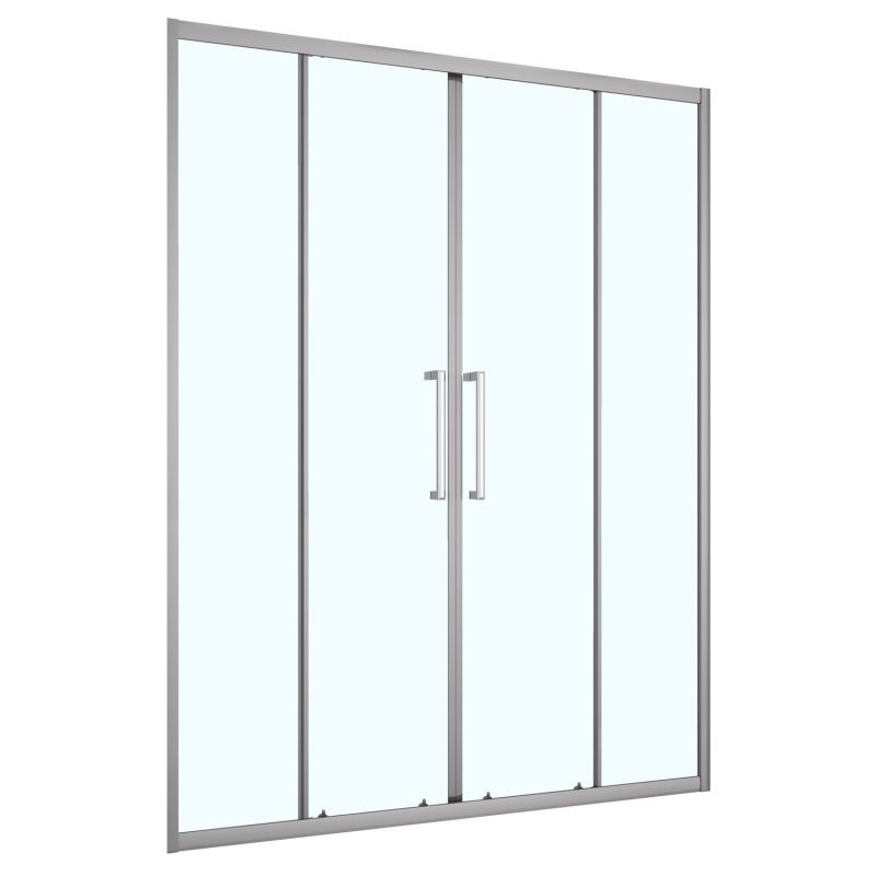 Душевая дверь Loranto 160x190, прозрачное 6 мм, серый матовый CS-AB04GG-160