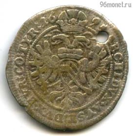 Австрия 3 крейцера 1695