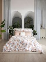 Постельное белье евро, простыня 220х240 см, 2 наволочки 70х70 см, пододеяльник 200х220 см, Волшебная ночь, перкаль, Elegant autumn