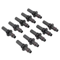 RK01373 * Штуцер (Соединитель) топливной трубки для а/м: быстросъёмный (прямой)  D=9.89мм, L=55мм, 10 шт, универсальный