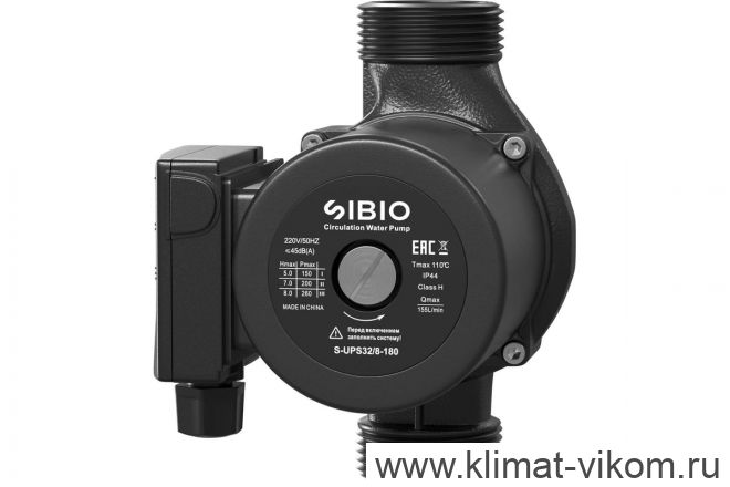 Насос циркуляционный Sibio S-UPS 32/6-180
