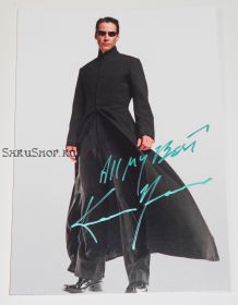 Автограф: Киану Ривз. Матрица