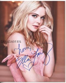 Автограф: Эль Фаннинг