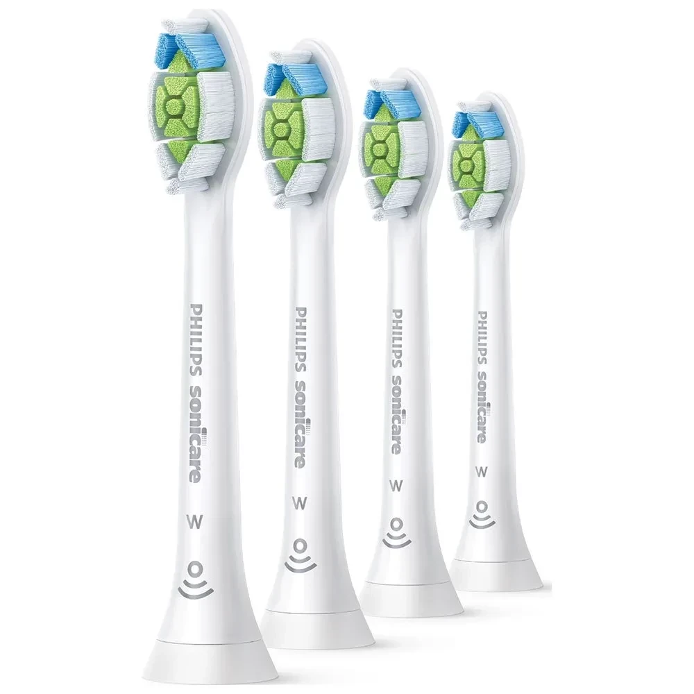 Насадки для зубной щетки ОРИГИНАЛ!!! Philips Sonicare W2 Optimal White HX6064/87 (HX6064/12) для блестящего отбеливания, 4 штуки