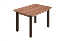 Стол ЛДСП (ш1000*г700*в750мм)  шимо темный опоры черные