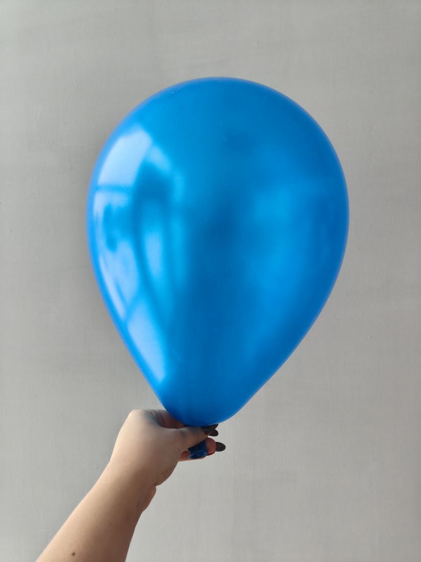 Металлик синий