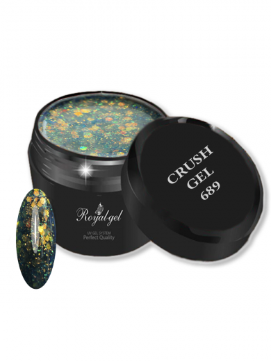 689 "CRUSH" гель с конфетти
