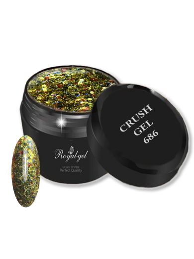 686 "CRUSH" гель с конфетти