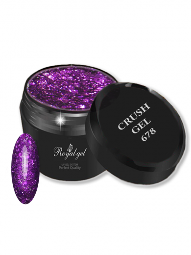 678 "CRUSH" гель с конфетти