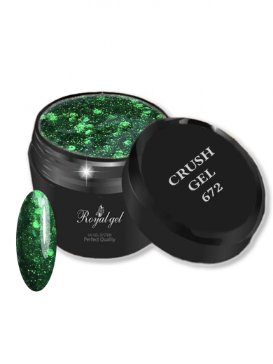 672 "CRUSH" гель с конфетти