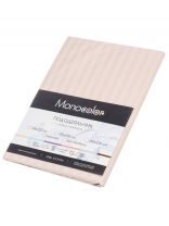 Пододеяльник 2-спальный, 175 х 220 см, 100% хлопок, страйп-сатин, бежевый, Monocolor, рис.4423