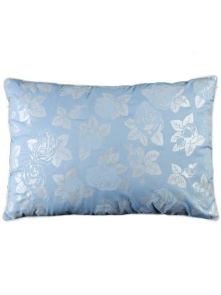 Подушка 50 х 68 см, гусиный полупух, Лаки, чехол 100% хлопок, кант, средняя, Бел-Поль, ПГл-57сб