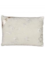 Подушка 50 х 70 см, волокно полиэфирное, Лен, чехол 100% хлопок, кант