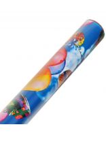 Бумага упаковочная 200х70 см, в ассортименте, с декоративным рисунком, Y4-4985