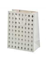 Пакет подарочный бумага, 18х10х23 см, в ассортименте, Ромб, Y4-9087