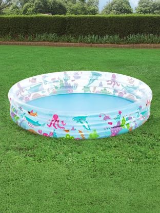 Бассейн надувной Bestway, 183х33 см, Дип Дайв, 51005, 480 л, от 2 лет