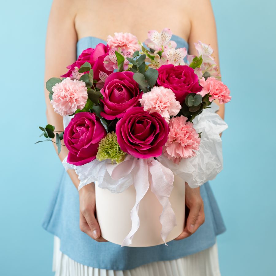 Шляпная коробка сборная (размер М)