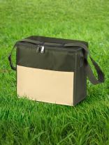 Термосумка 15 л, 31х17х28 см, полиэстер, алюминий, прямоугольная, желто-зеленая, UV-3-007/4