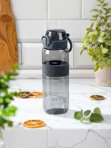 Бутылка питьевая 0.8 л, спортивный, прозрачно-серая, B060670