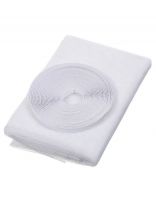 Сетка москитная для окон, 1.1х1.3 м, самоклеющаяся лента, белая, YTWS011A