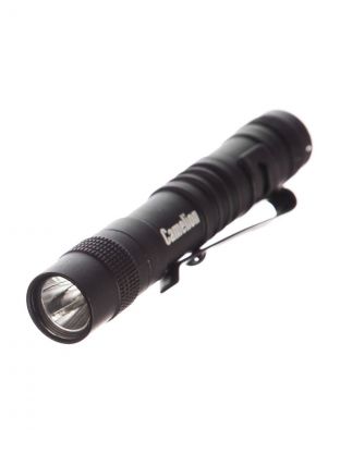 Фонарь ручной, Camelion, 51 516, алюминий, черный, 12916