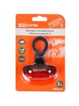 Фонарь велосипедный, TDM Electric, пластик, режим SOS, SQ0350-0029