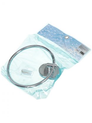 Держатель для полотенец, с кольцом, металл, хром, SPE19159C-18