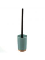 Ерш для туалета Бамбук, напольный, 9x13.8/38.5 см, керамика, бирюза, CE2504CA-TOH